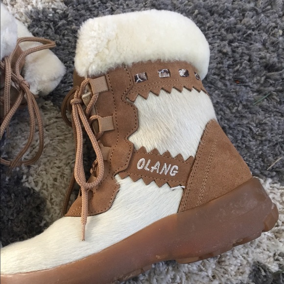 Olang combat shearling Boots - Picture 4 of 7